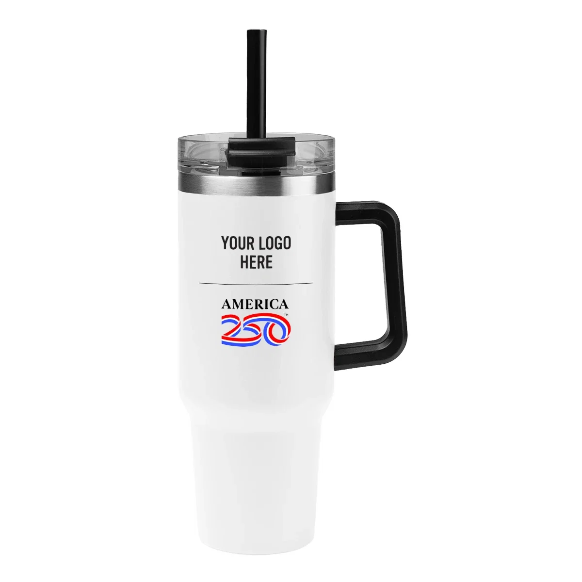 America250™ 40 Oz. Full Color Intrepid Stainless Steel Tumbler — view 2