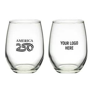America250 Wine Glass — 9 Oz. & 15 Oz.