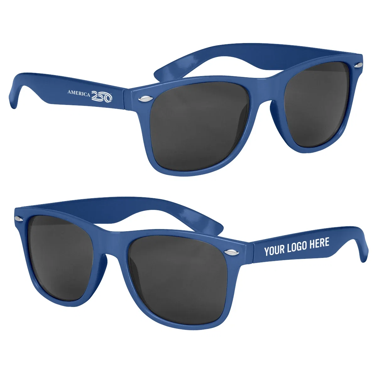 Open arms show how the shades sit on the face