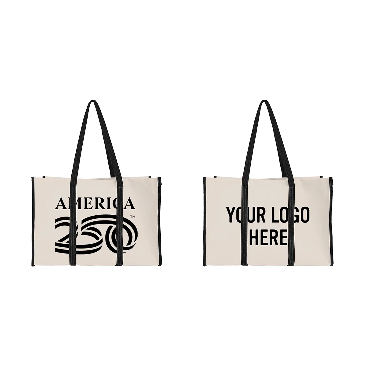 America250™ Recycled Canvas Wrap Around Tote Bag — view 2