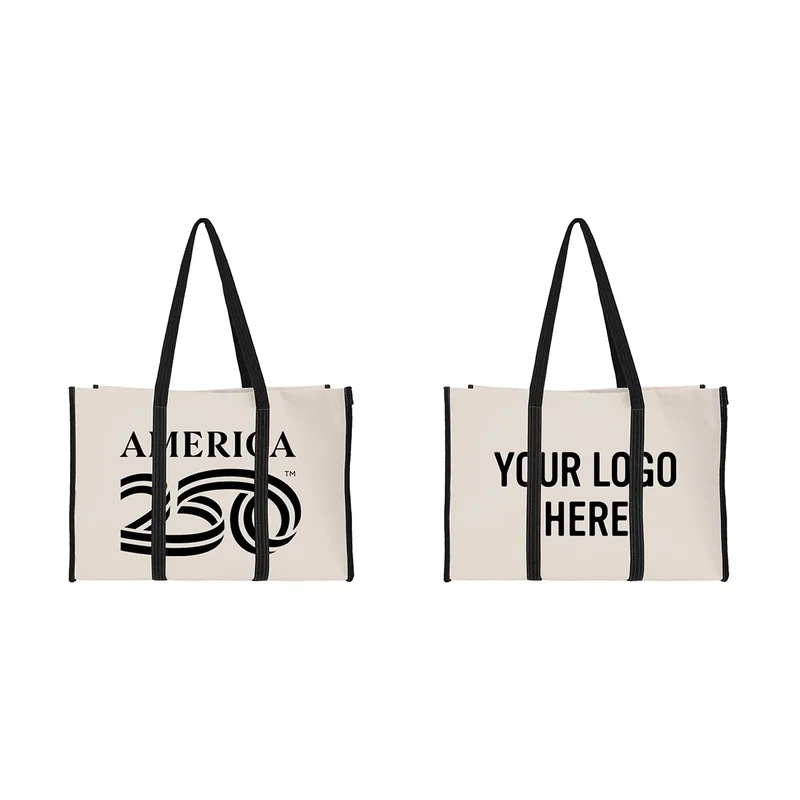 America250™ Recycled Canvas Wrap Around Tote Bag — view 2