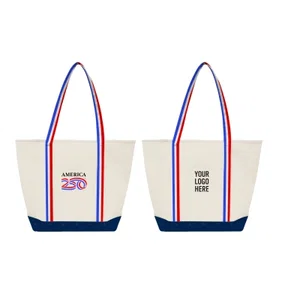 AMERICA250™ Sublime Series Recycled Poly Canvas Starboard Tote Bag