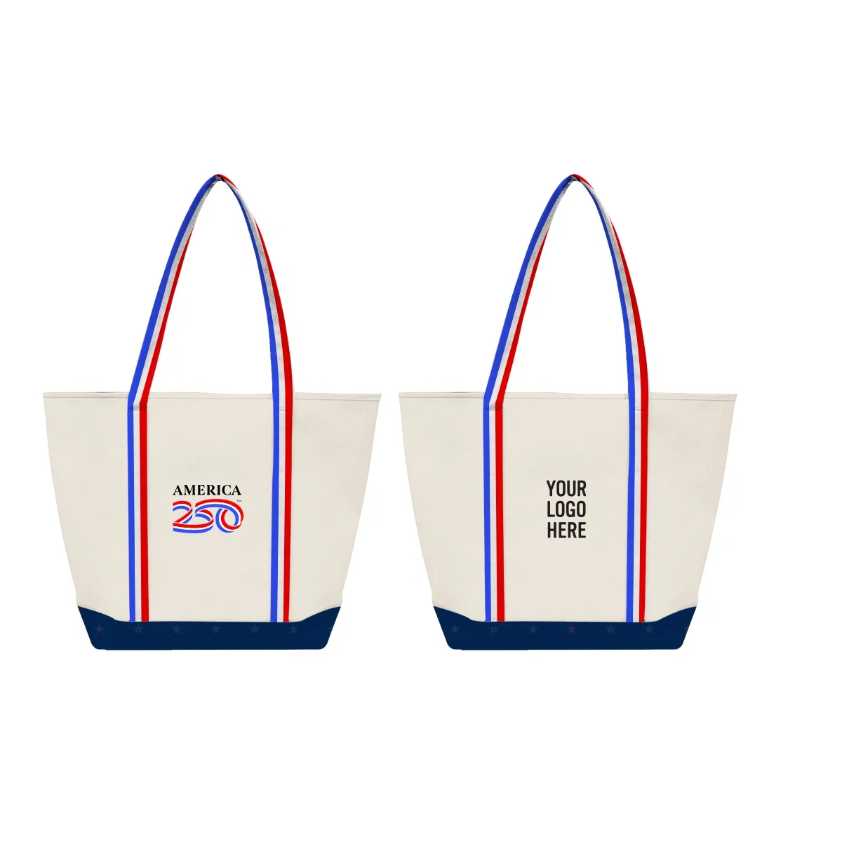 AMERICA250™ Sublime Series Recycled Poly Canvas Starboard Tote Bag — view 2
