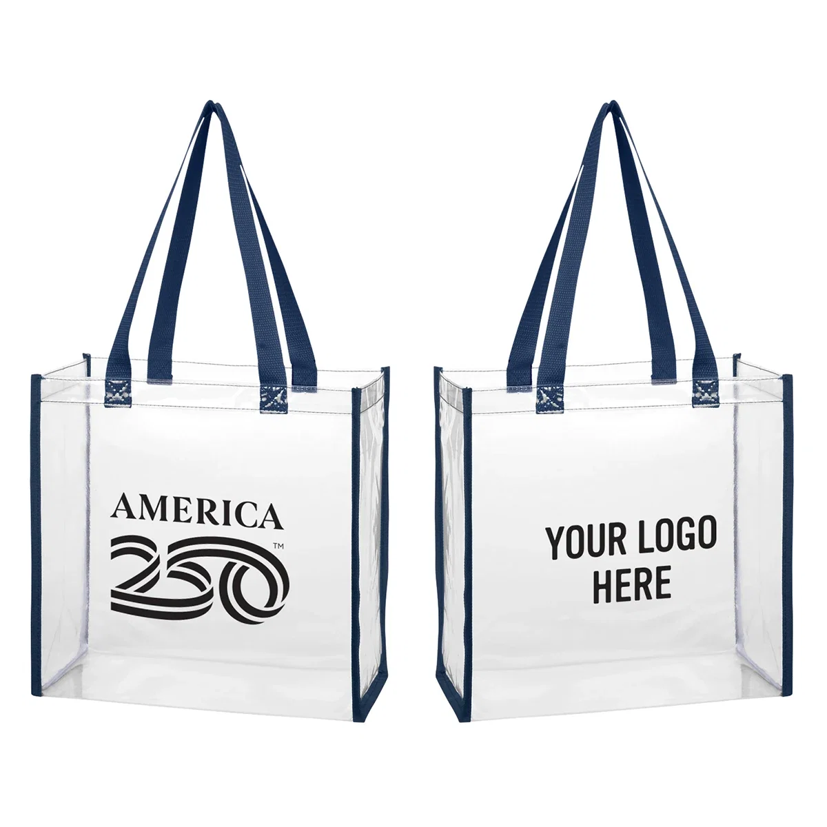 America250™ Touchdown Clear EVA Drawstring Backpack — view 2