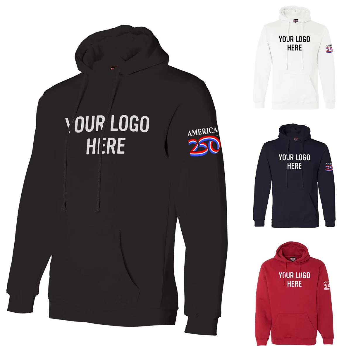 America250™ USA Made Pullover Hoodie — view 2