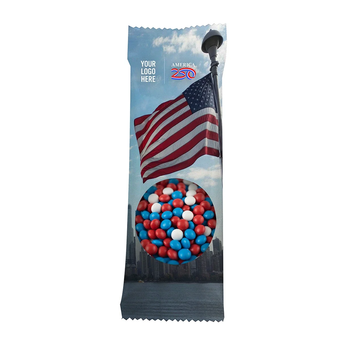 Seven inch treat bag sized for larger giveaway portions at events