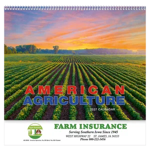American Agriculture Wall Calendar: 2025 Spiral Bound