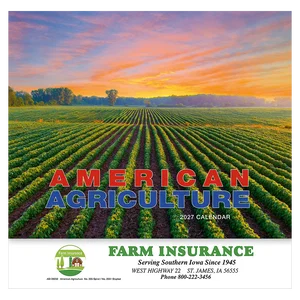 American Agriculture Wall Calendar: 2025 Stapled