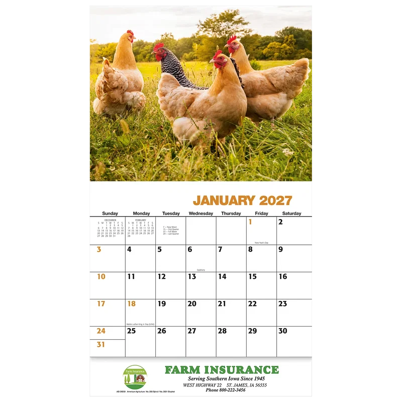 American Agriculture Wall Calendar: 2025 Stapled — view 4
