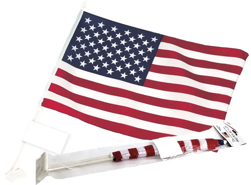 Personalized American Car Flag — view 1