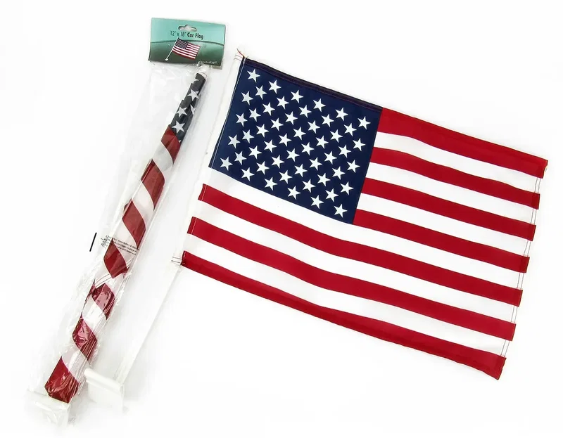 Personalized American Car Flag — view 2