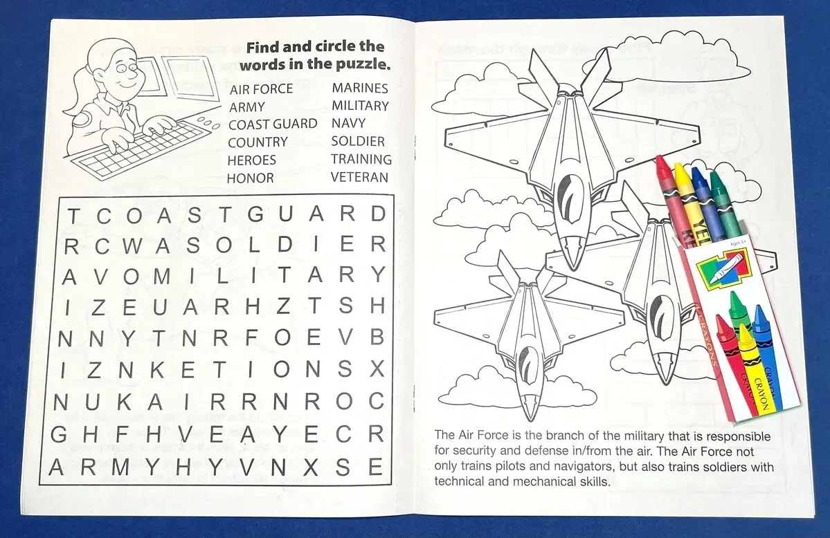 American Heroes Coloring and Activity Book — view 3