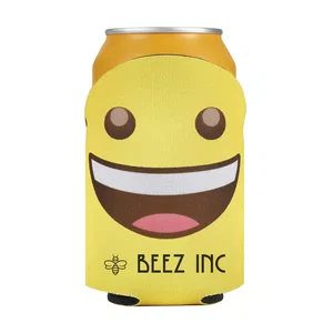 Scuba Foam Round Top Can Cooler, 4" x 4", Full-Color Print