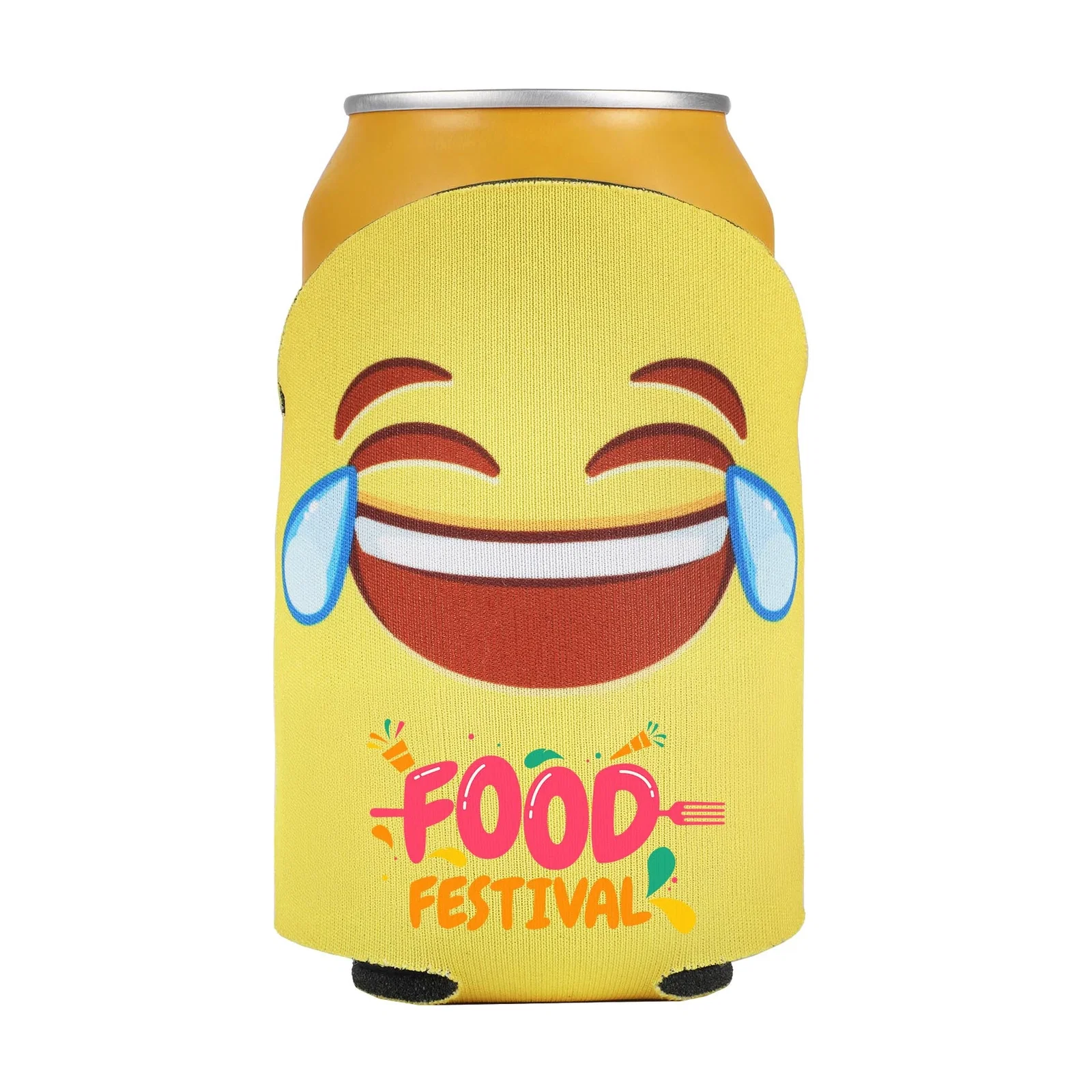 Full Color Round Top Scuba Coolie — view 5