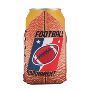 Scuba Foam Triangle Top Can Cooler, 4" x 4", Full-Color Print