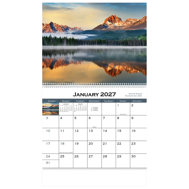 American Scenic Wall Calendar: 2025 Spiral Bound — view 7