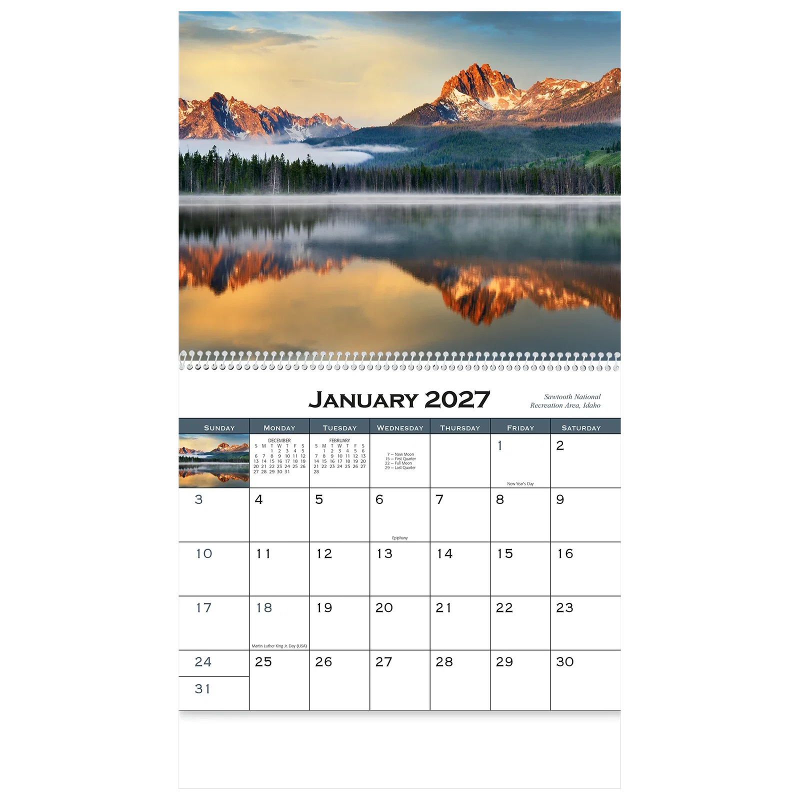 American Scenic Wall Calendar: 2025 Spiral Bound — view 7