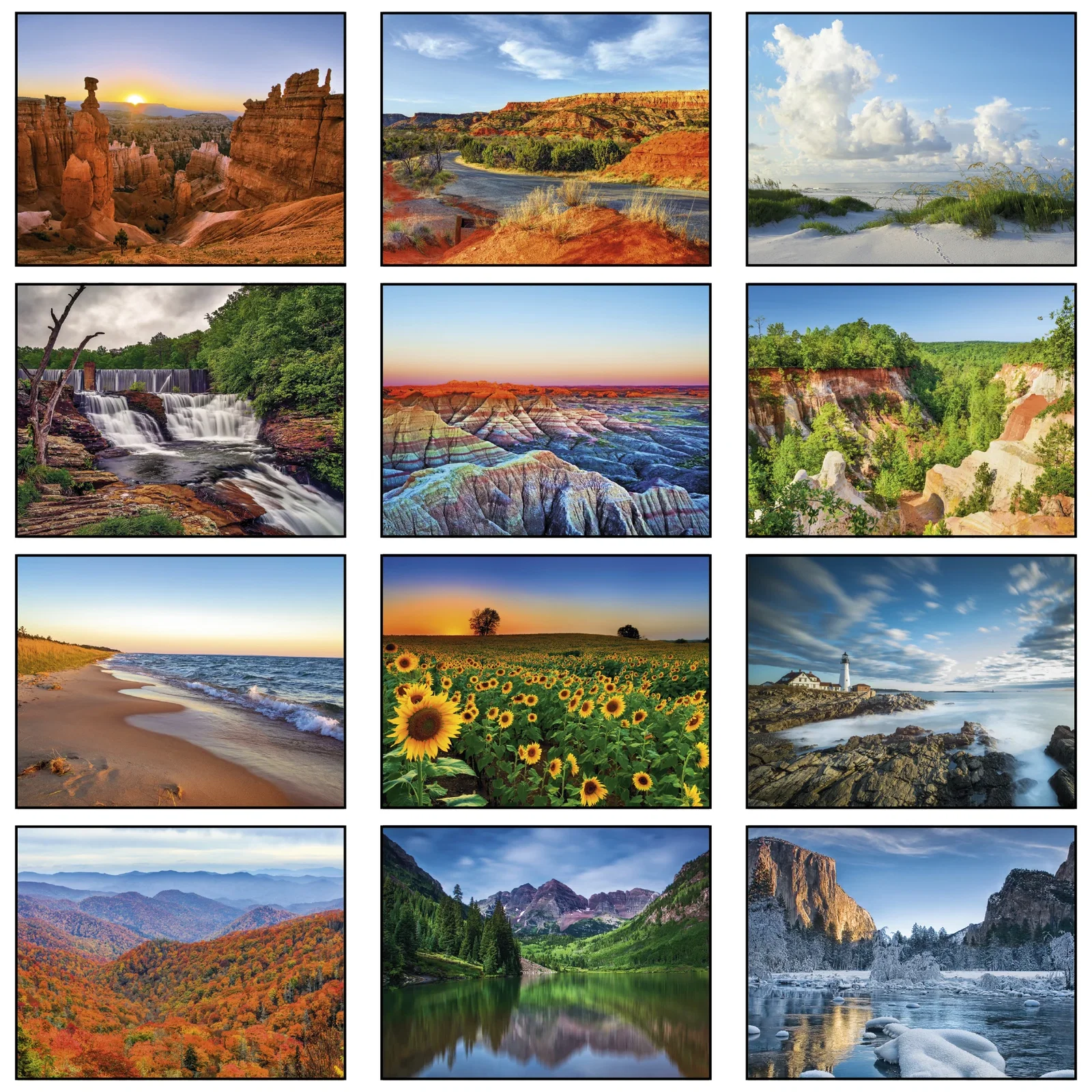 American Scenic Wall Calendar: 2025 Stapled — view 3