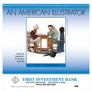 An American Illustrator Wall Calendar: 2025 Spiral Bound