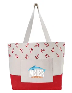 Anchor Beach Tote Bag