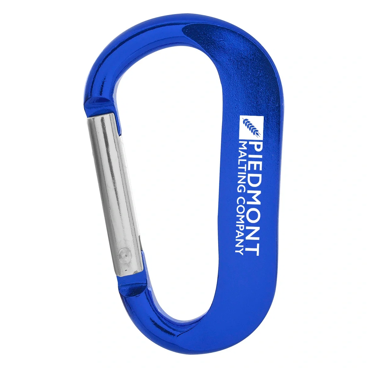 Small carabiner clip measuring two and a half inches tall