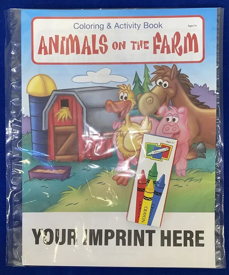 Animals on the Farm Coloring & Activity Book — view 4