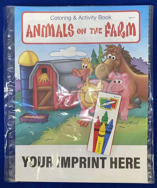 Animals on the Farm Coloring & Activity Book — view 4