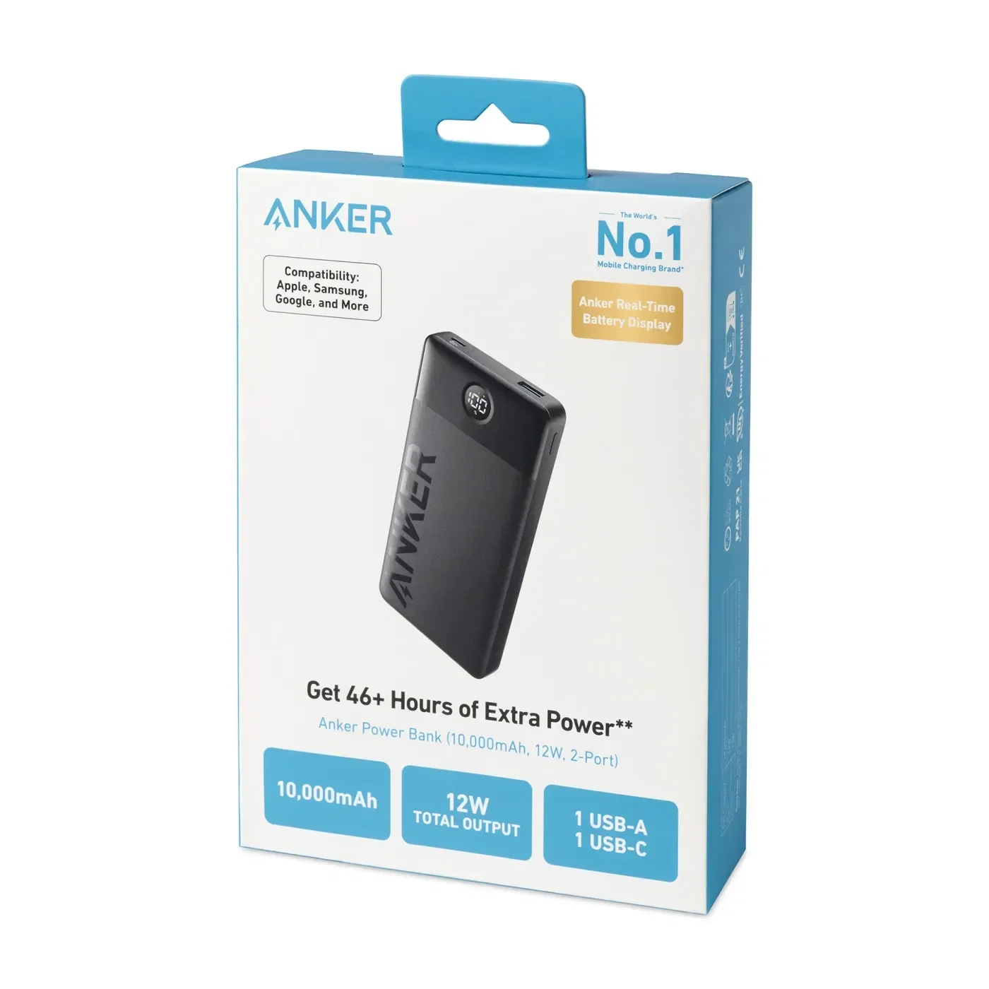 Anker 324 Power Bank (10000mAh, 12W, 2-Port) — view 3