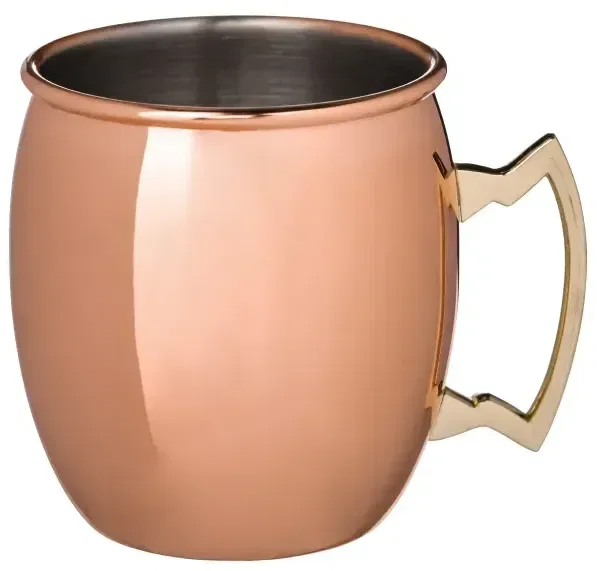 Custom Moscow Mule Mug - Copper Plated (17 oz.) — view 2