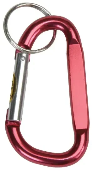 Custom Engraved Aluminum Carabiner Keyring — view 2