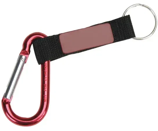 Personalized Carabiner Keyring — view 2