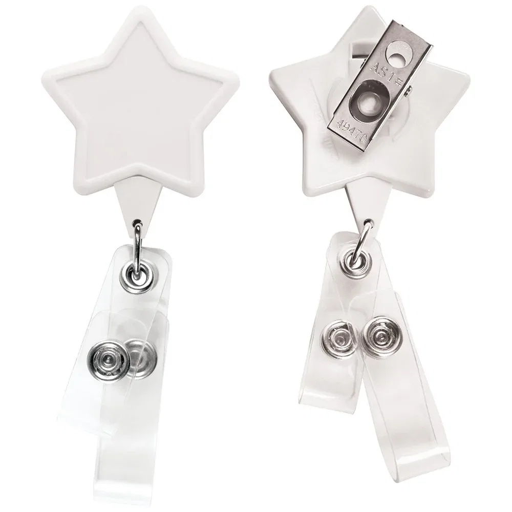 Anti-Microbial Star Shape Badge Reel (Single & Double Strap) — view 5