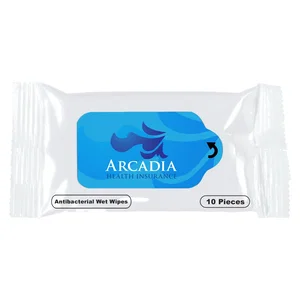 Antibacterial Wet Wipe Packet