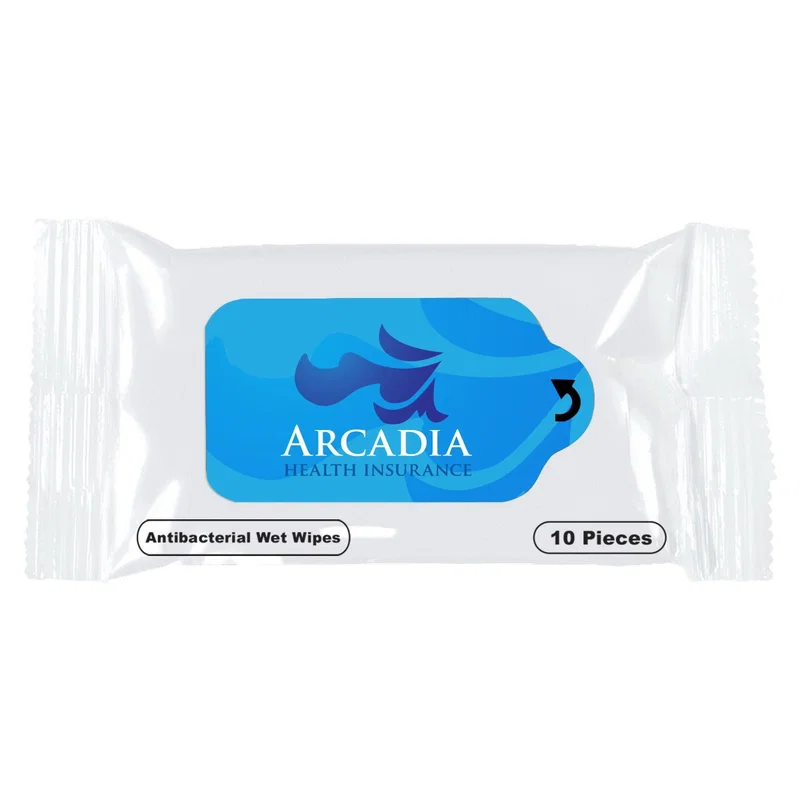 Antibacterial Wet Wipe Packet — view 3