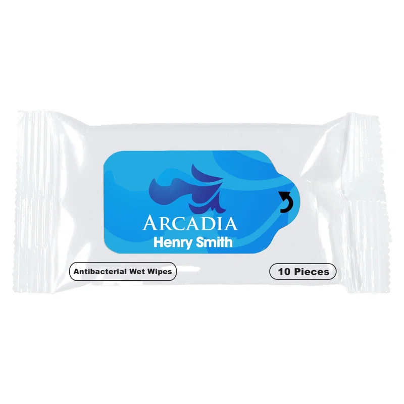 Antibacterial Wet Wipe Packet — view 4