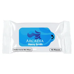Antibacterial Wet Wipe Packet