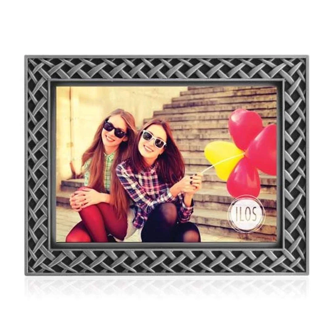 Antique Pewter Custom Trellis Photo Frame — view 2
