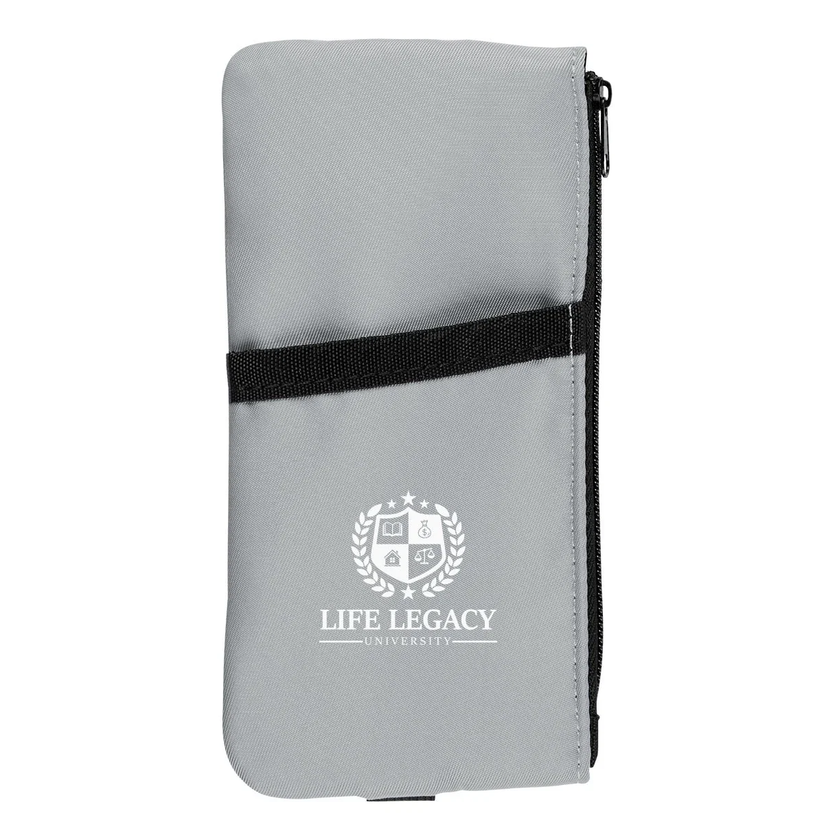 Right-side view of the slim pouch in isolation