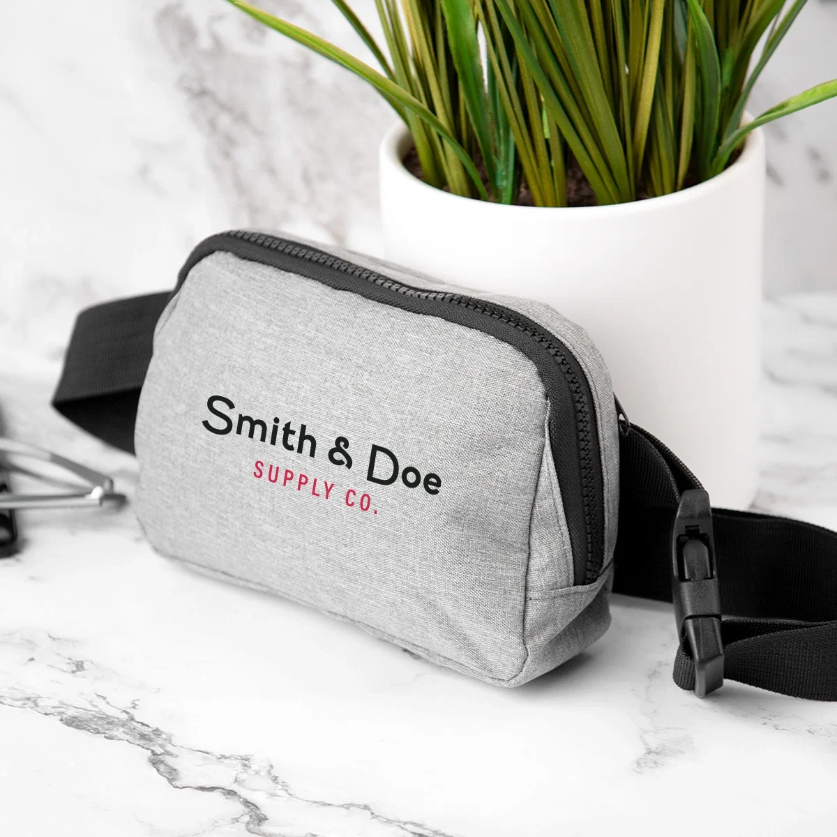 Anywhere RPET Heathered Belt Bag — view 2