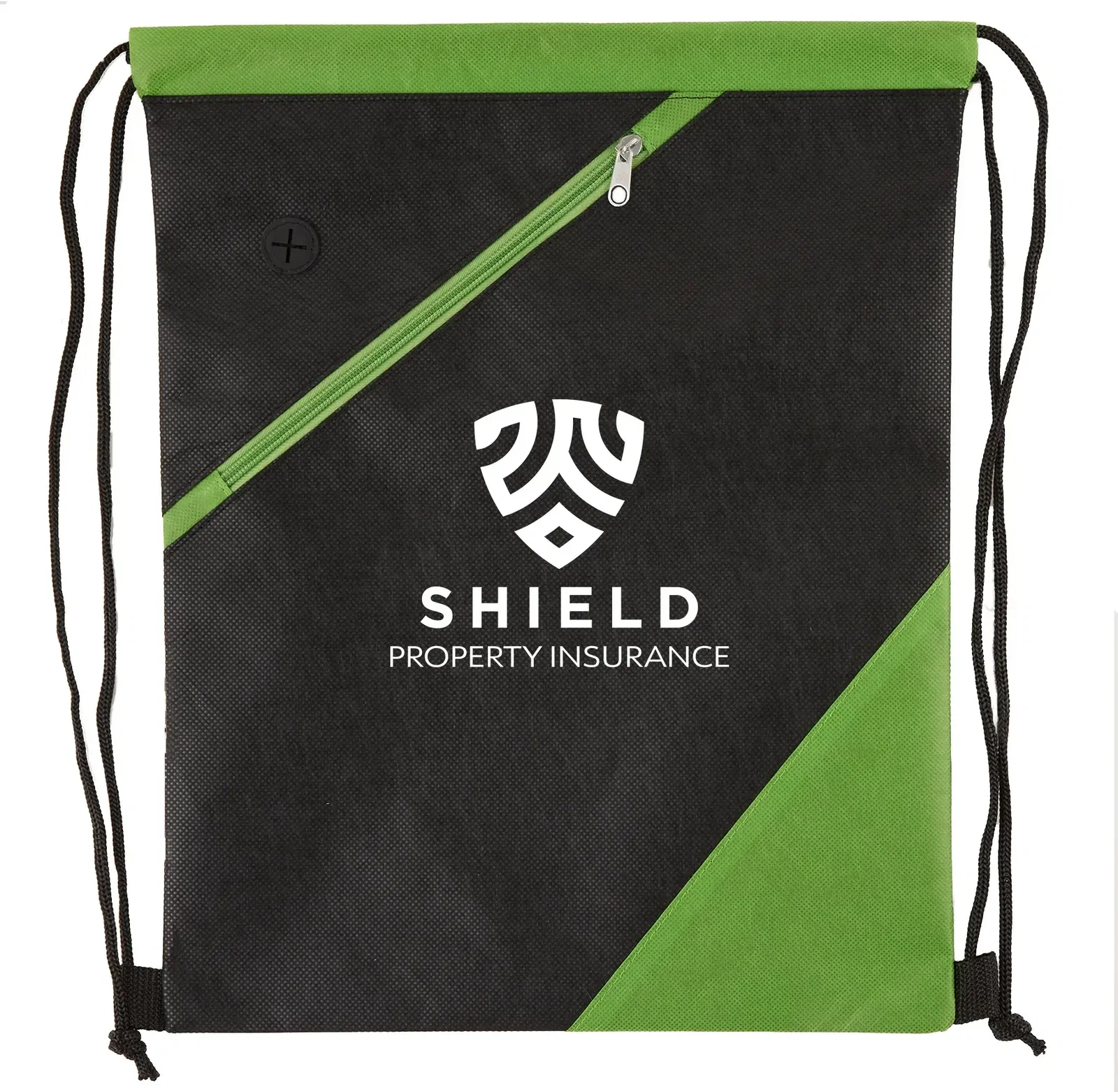 Personalized RPET Drawstring Backpack — view 3