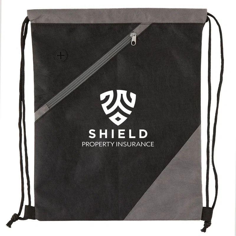 Personalized RPET Drawstring Backpack — view 4