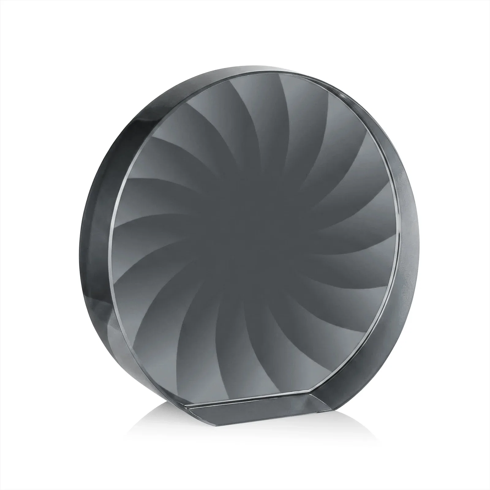 Promotional Optical Crystal Circle Award in 9 Colors, with your logo for safety achievement programs