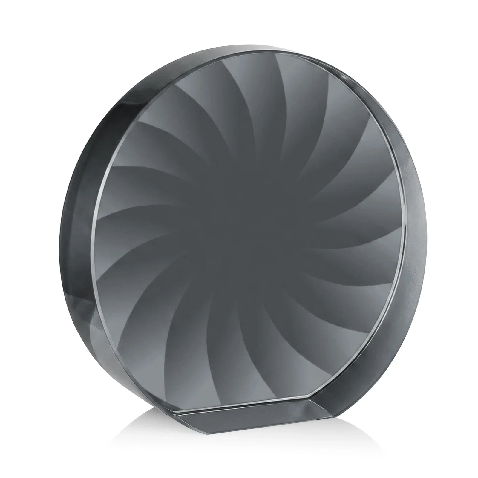 Promotional Optical Crystal Circle Award in 9 Colors, with your logo for dealer and partner awards