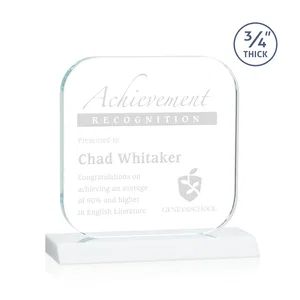 Starfire Crystal App-Icon Award on a Mitered Crystal Base