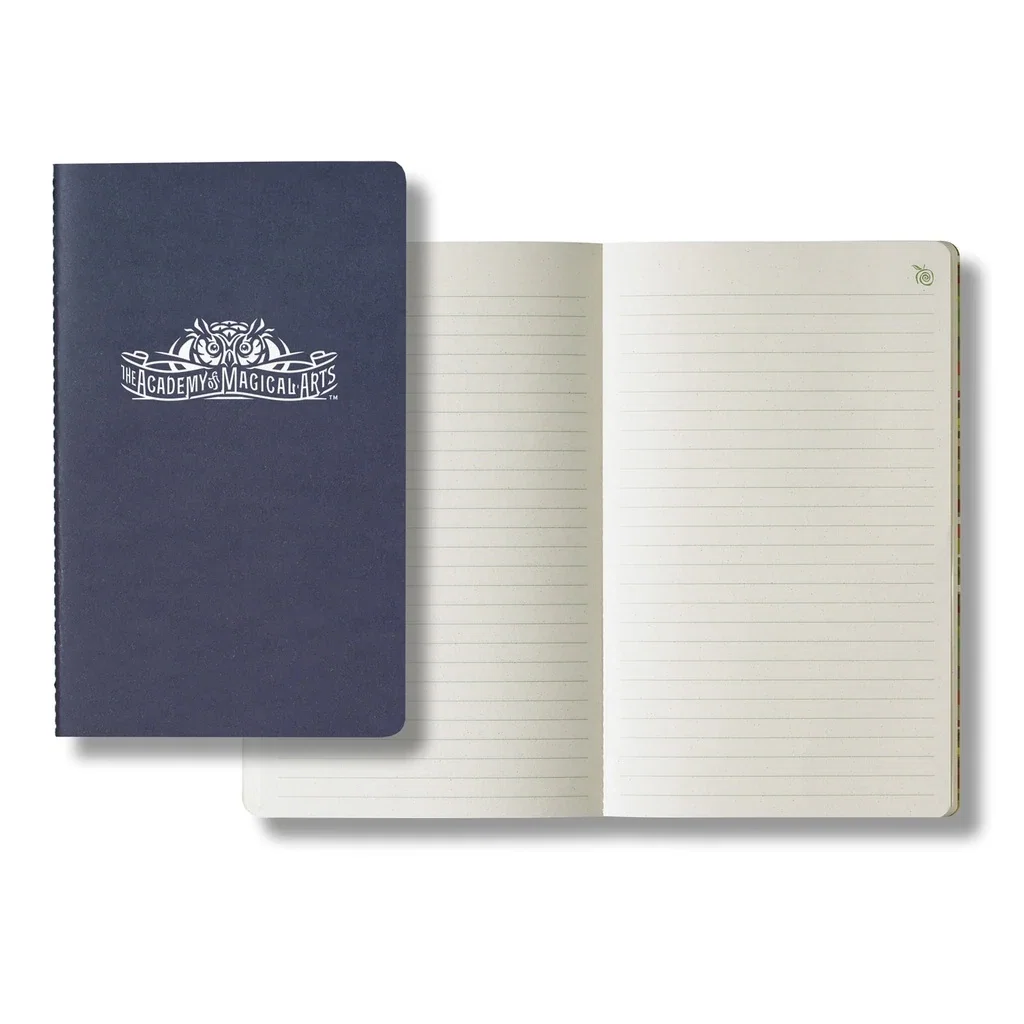 ApPeel Medio Lined Saddle Stitched Apple Page Journal — Jacket Color: Blue — view 4