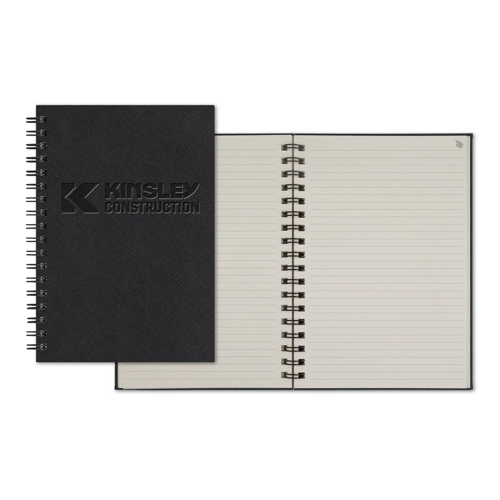 ApPeel WireO Ortisei Grande Apple Lined Pg Journal — Jacket Color: Black — view 2