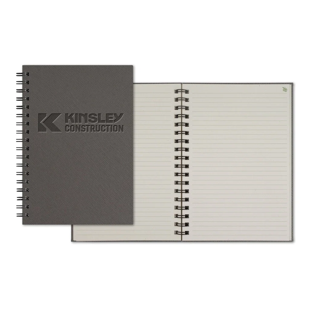 ApPeel WireO Ortisei Grande Apple Lined Pg Journal — Jacket Color: Gray — view 3