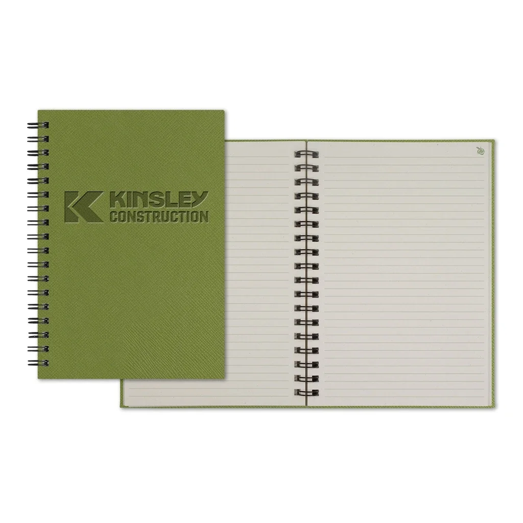 ApPeel WireO Ortisei Grande Apple Lined Pg Journal — Jacket Color: Light Green — view 4