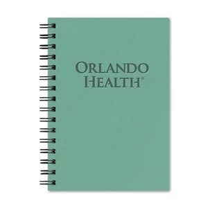 ApPeel Ortisei Academic Planner, 5.5" x 8" Apple-Paper Wire-O Cover, Foil-Stamped
