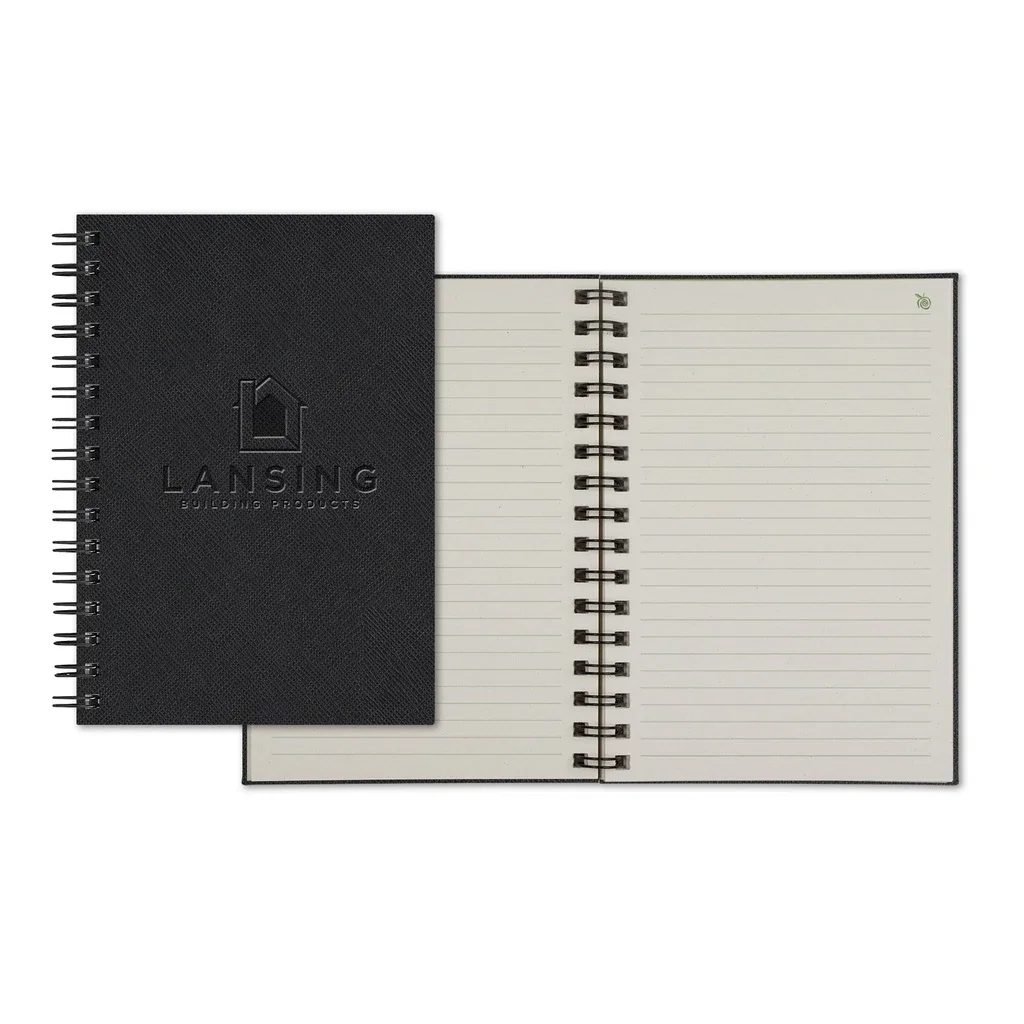 ApPeel WireO Ortisei Medio Apple Lined Pg Journal — Jacket Color: Black